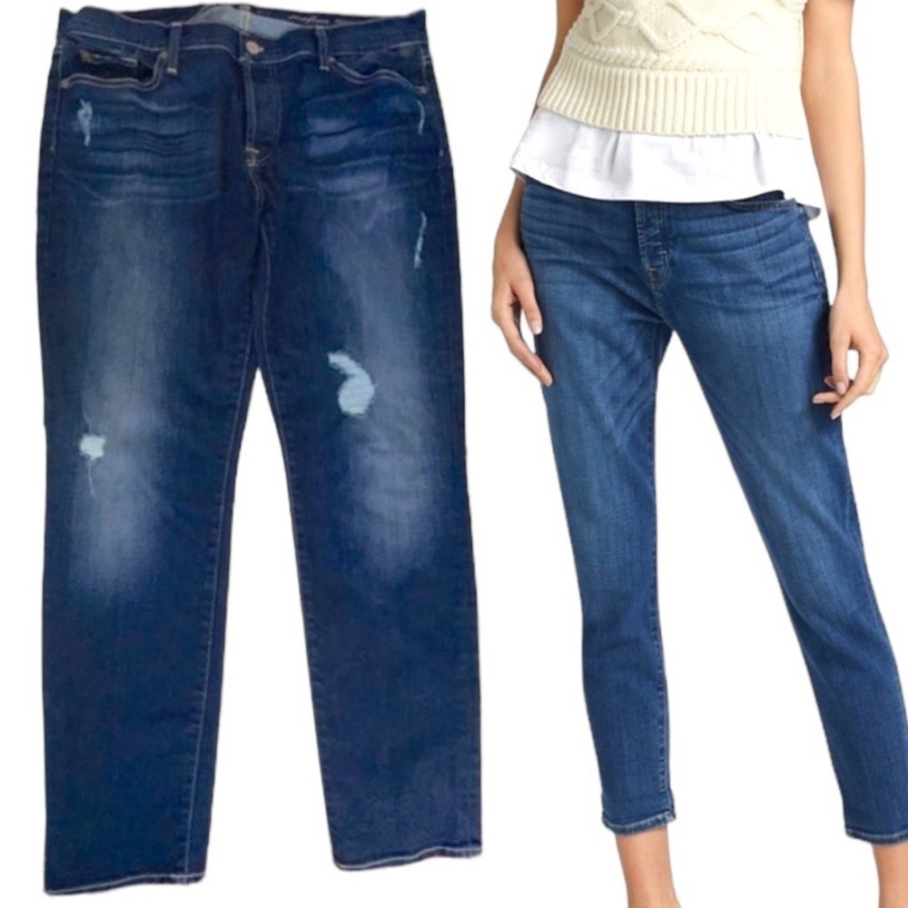 7 for all Mankind Josefina Skinny Boyfriend Jeans NWOT - Picture 16 of 16